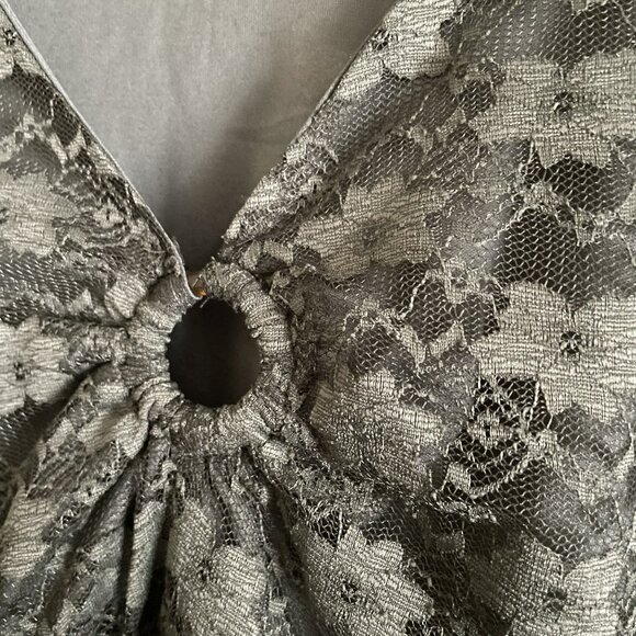 Cato Olive Green Lace Blouse - Picture 2 of 4